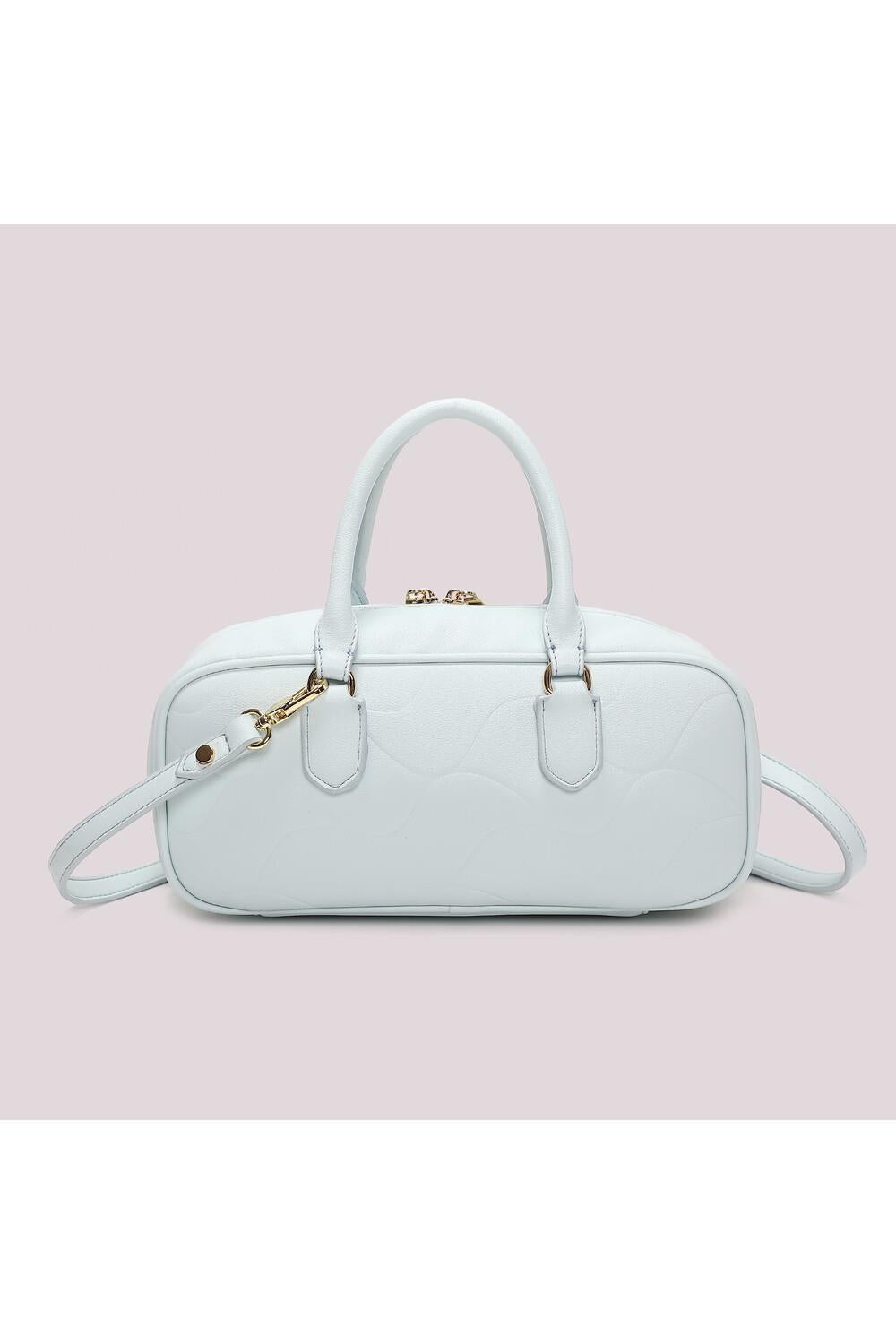 MIMI' MUA' - Borsa baguette con motivo ad onda