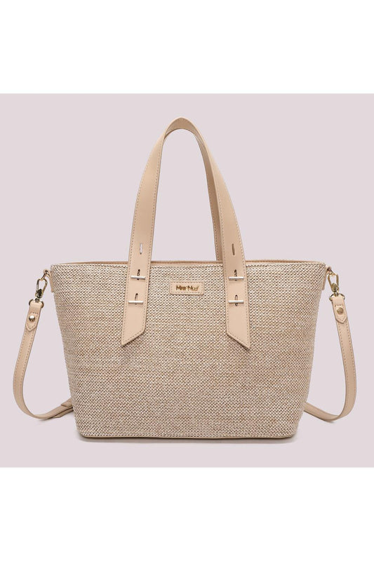 MIMI' MUA' - Borsa shopper in paglia