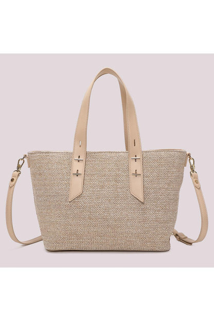 MIMI' MUA' - Borsa shopper in paglia
