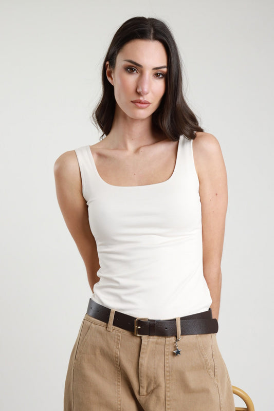 SUSY MIX - Canotta con scollo quadrato