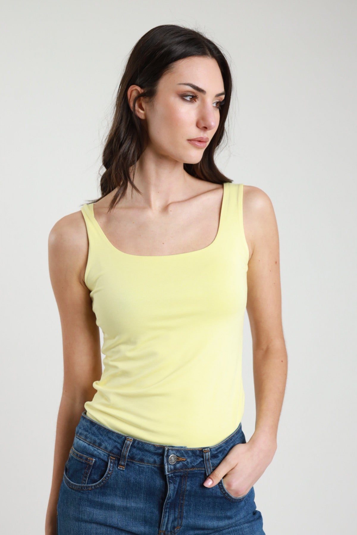 SUSY MIX - Canotta con scollo quadrato