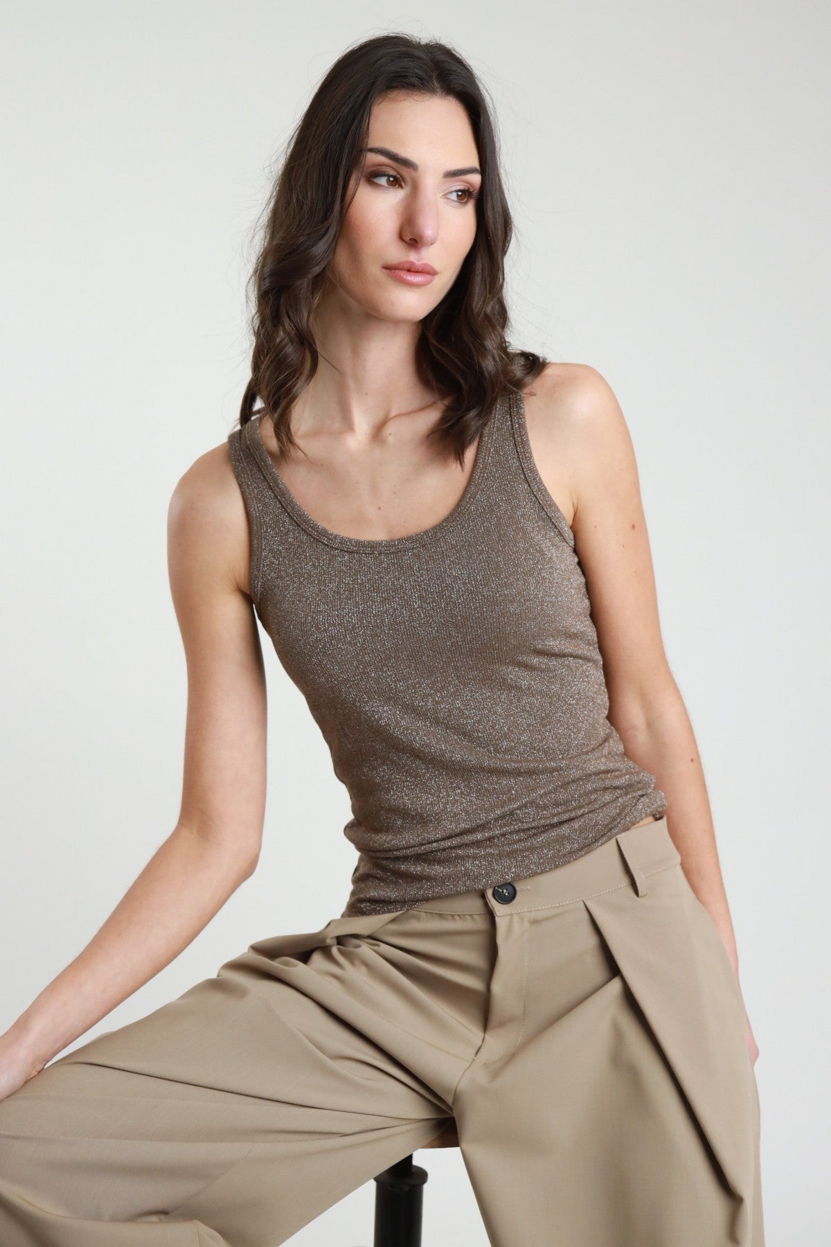 SUSY MIX - Canotta in lurex