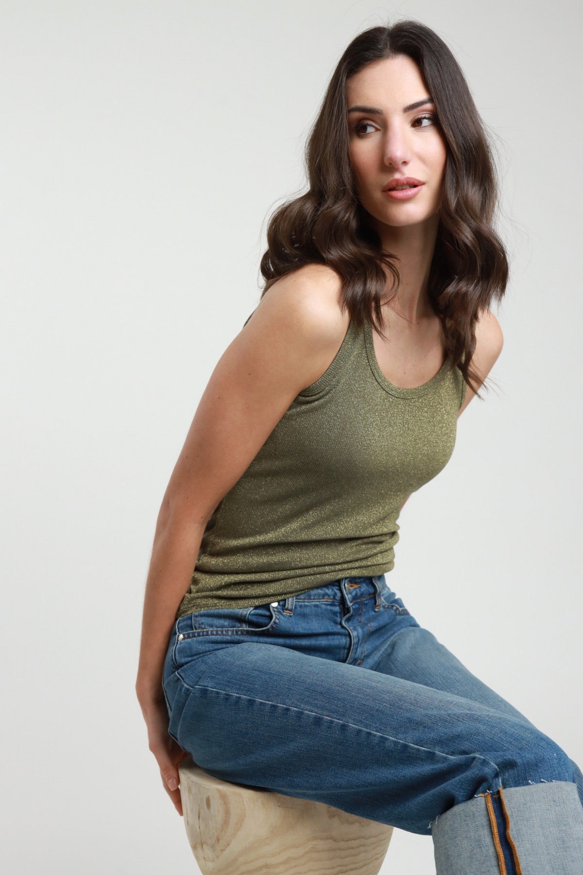 SUSY MIX - Canotta in lurex