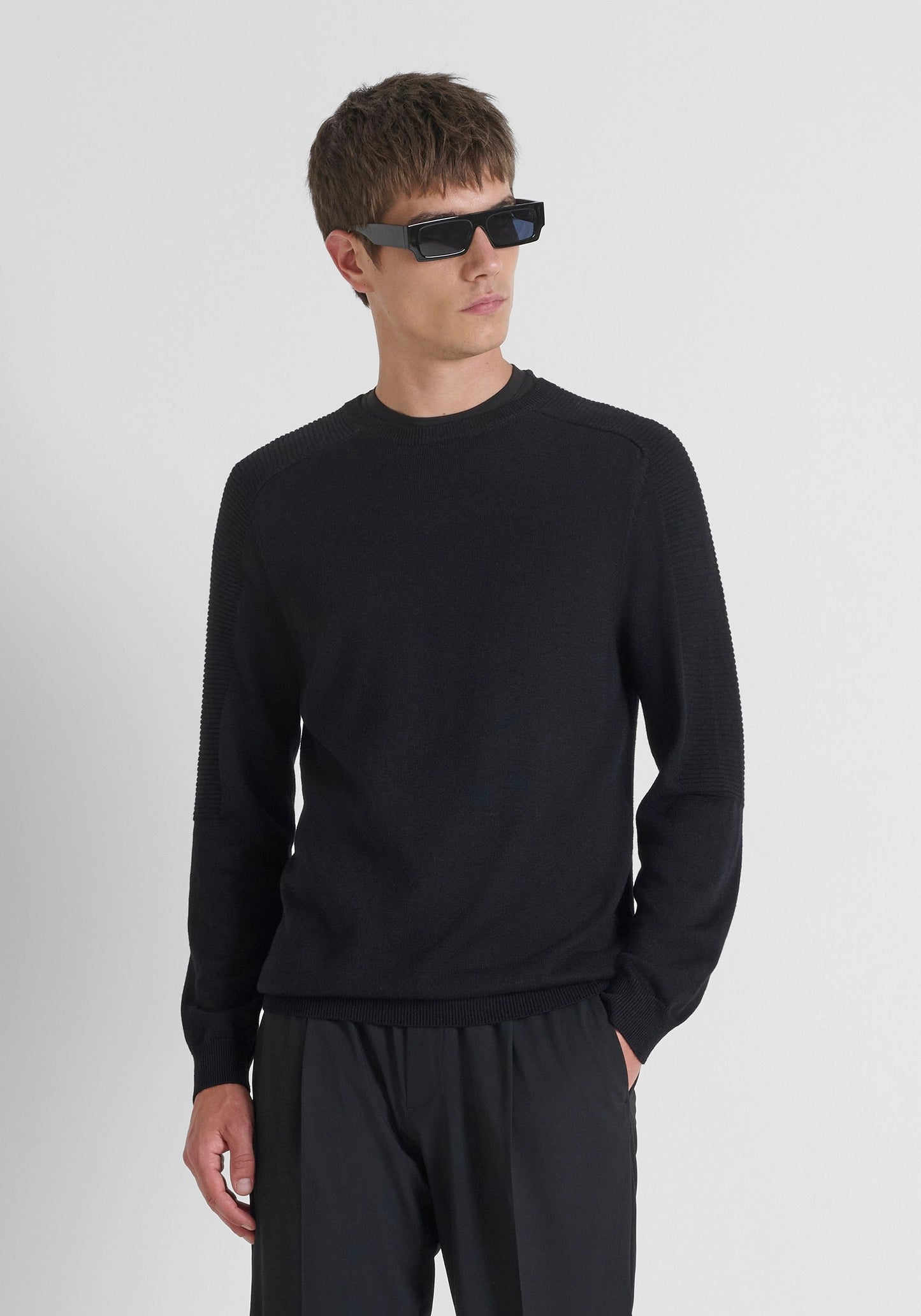 ANTONY MORATO - Maglia regular fit in misto lana merino