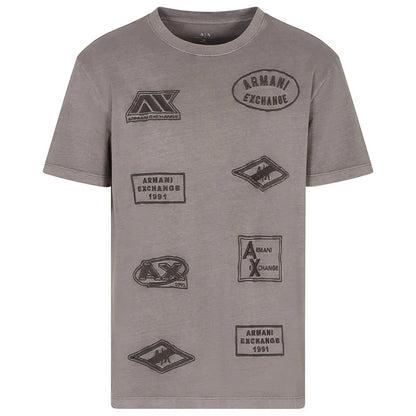 ARMANI EXCHANGE - T-shirt con patch