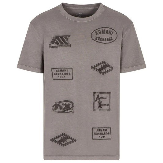 ARMANI EXCHANGE - T-shirt con patch