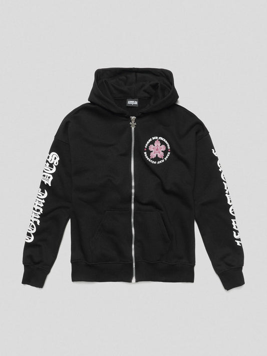 COMME DES FUCKDOWN - Felpa full zip con cappuccio