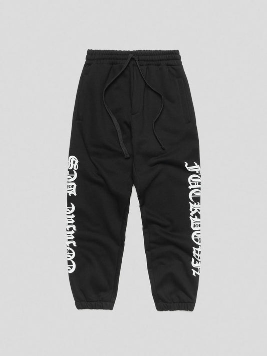 COMME DES FUCKDOWN - Pantalone in felpa con stampe laterali
