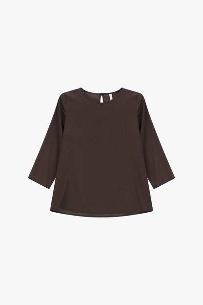 IMPERIAL - Top regular fit manica tre quarti girocollo
