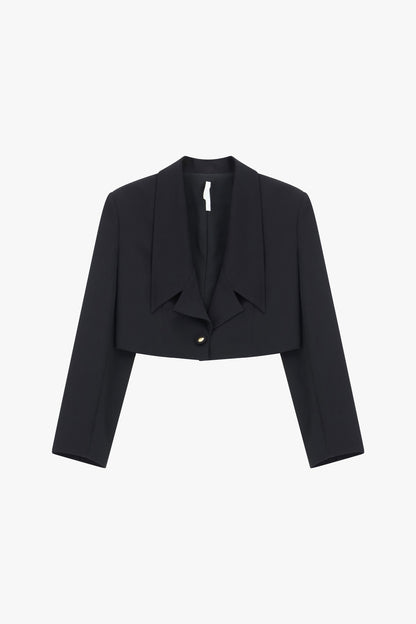 IMPERIAL - Blazer corto con chiusura monopetto