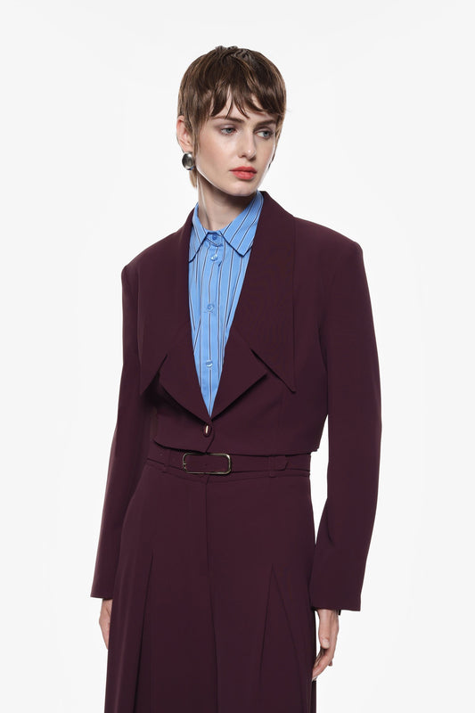IMPERIAL - Blazer corto con chiusura monopetto