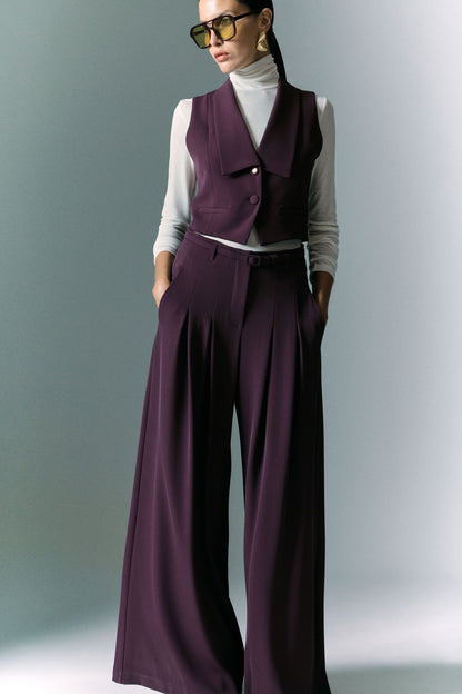 IMPERIAL - Pantaloni ampi con cintura regolabile
