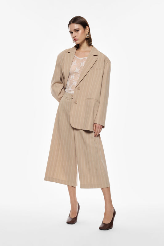 IMPERIAL - Pantaloni ampi a righe eleganti