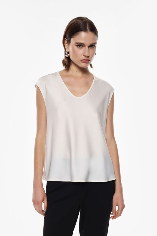 IMPERIAL - Top senza maniche con scollo a V