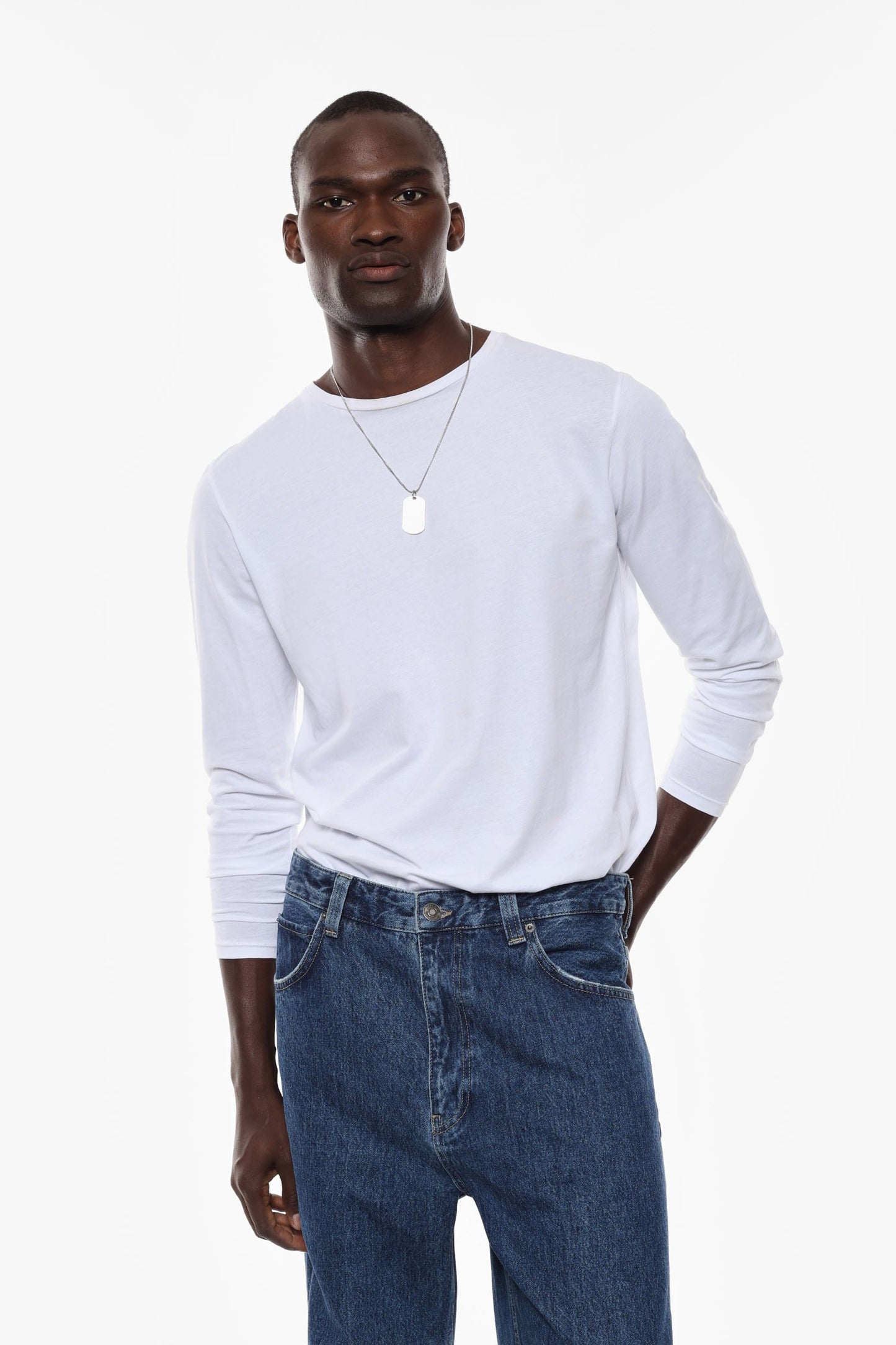 IMPERIAL - Maglia maniche lunghe colore unito