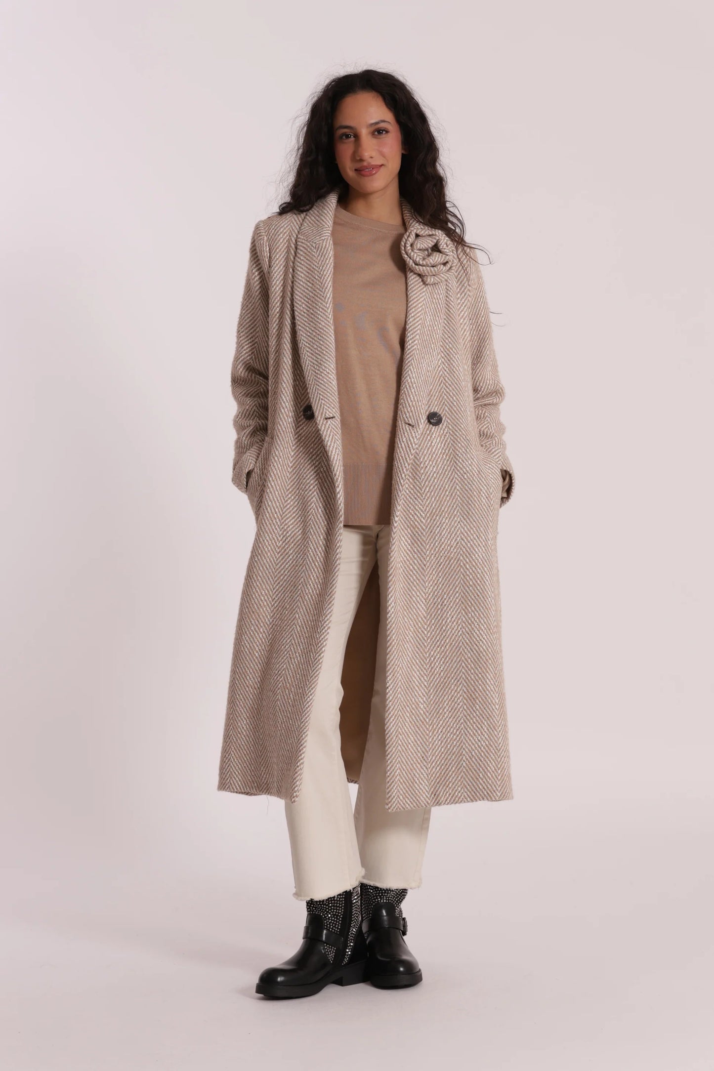 MIMI' MUA' - Cappotto spigato