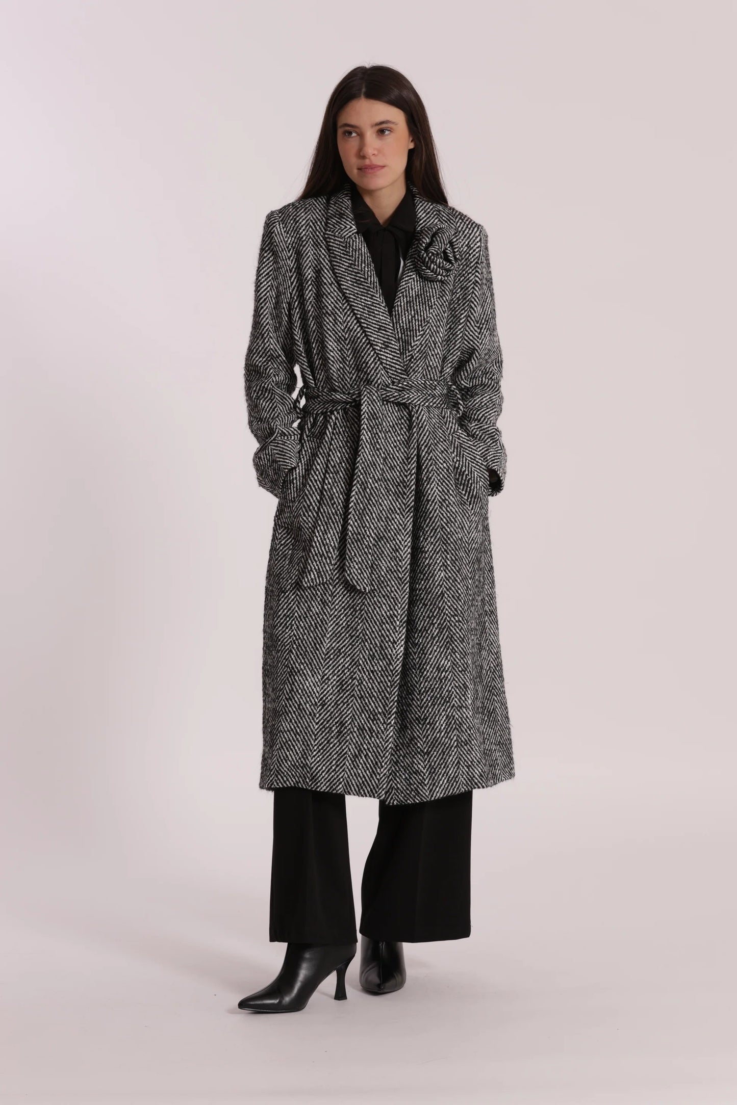 MIMI' MUA' - Cappotto spigato