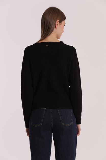 MIMI' MUA' - Maglia con bottoni gioiello