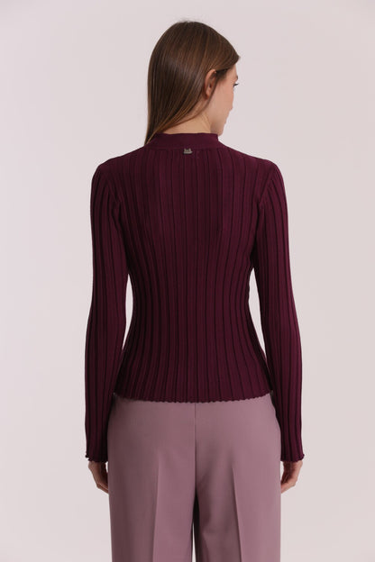 MIMI' MUA' - Maglia con scollo a goccia