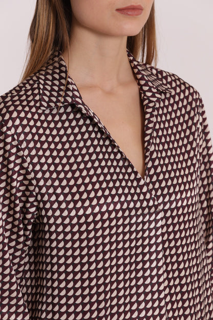 MIMI' MUA' - Blusa con scollo a V