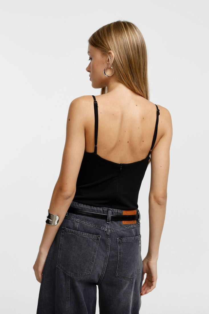 PLEASE - Body con scollo a cuore