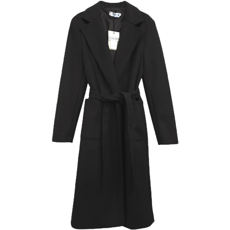 PLEASE - Cappotto con cintura
