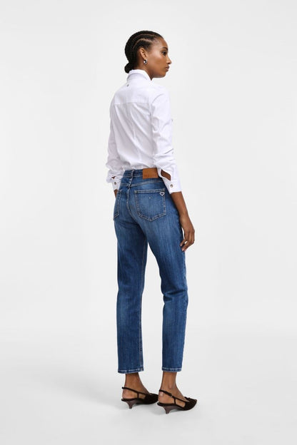 PLEASE - Jeans a gamba diritta lavaggio chiaro