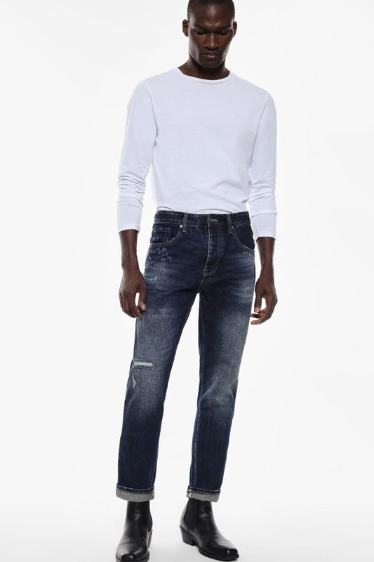 IMPERIAL - Jeans straight-leg con strappi