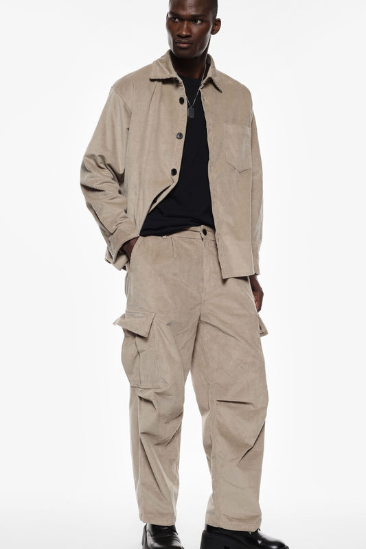 IMPERIAL - Pantaloni cargo a vita media