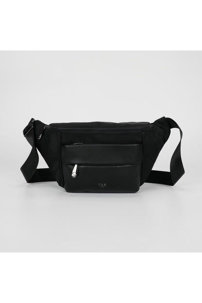 7X8 - Marsupio con tasca in similpelle