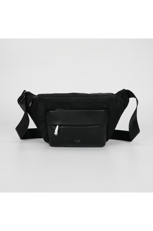 7X8 - Marsupio con tasca in similpelle