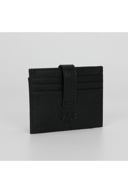 7X8 - Portacarte in pelle con chiusura