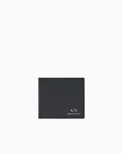 ARMANI EXCHANGE - Portafoglio bifold in pelle