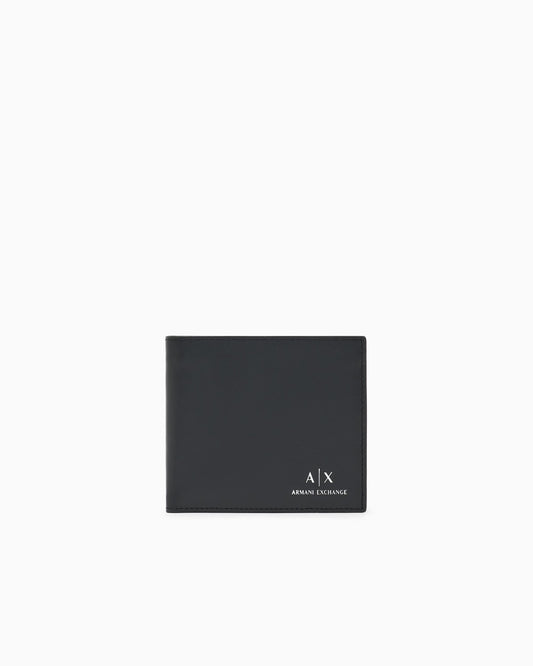 ARMANI EXCHANGE - Portafoglio bifold in pelle