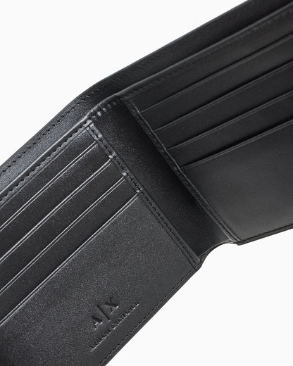 ARMANI EXCHANGE - Portafoglio bifold in pelle