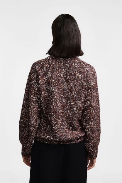 PLEASE - Maglione girocollo mélange maniche lunghe