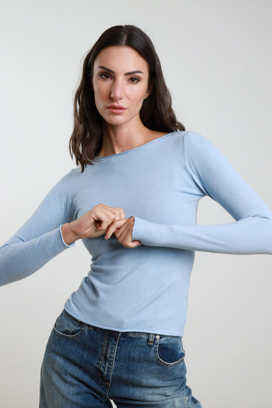 SUSY MIX - Maglia con scollo a barchetta