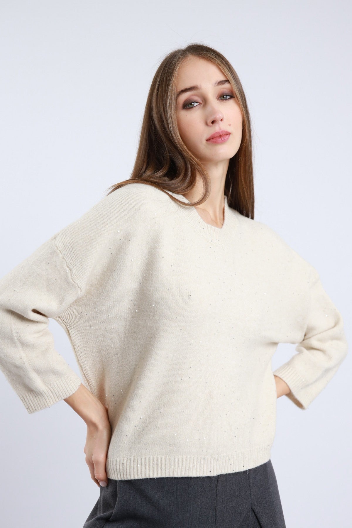 SUSY MIX - Maglia paillettes