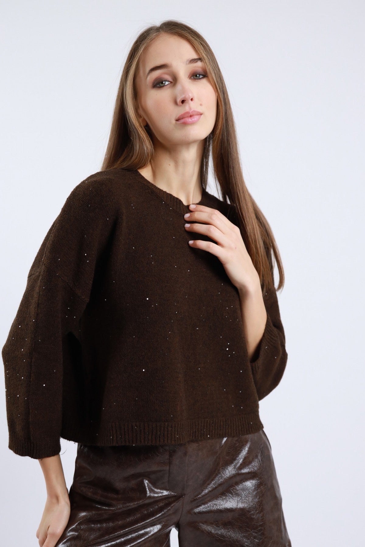 SUSY MIX - Maglia paillettes