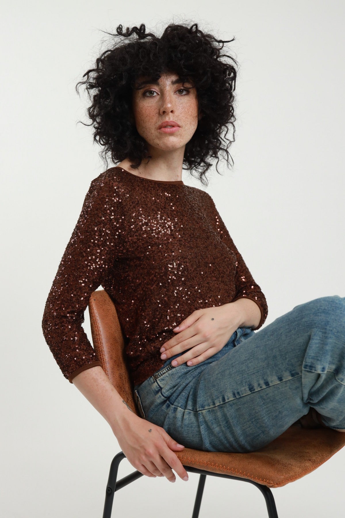 SUSY MIX - Maglia in paillettes