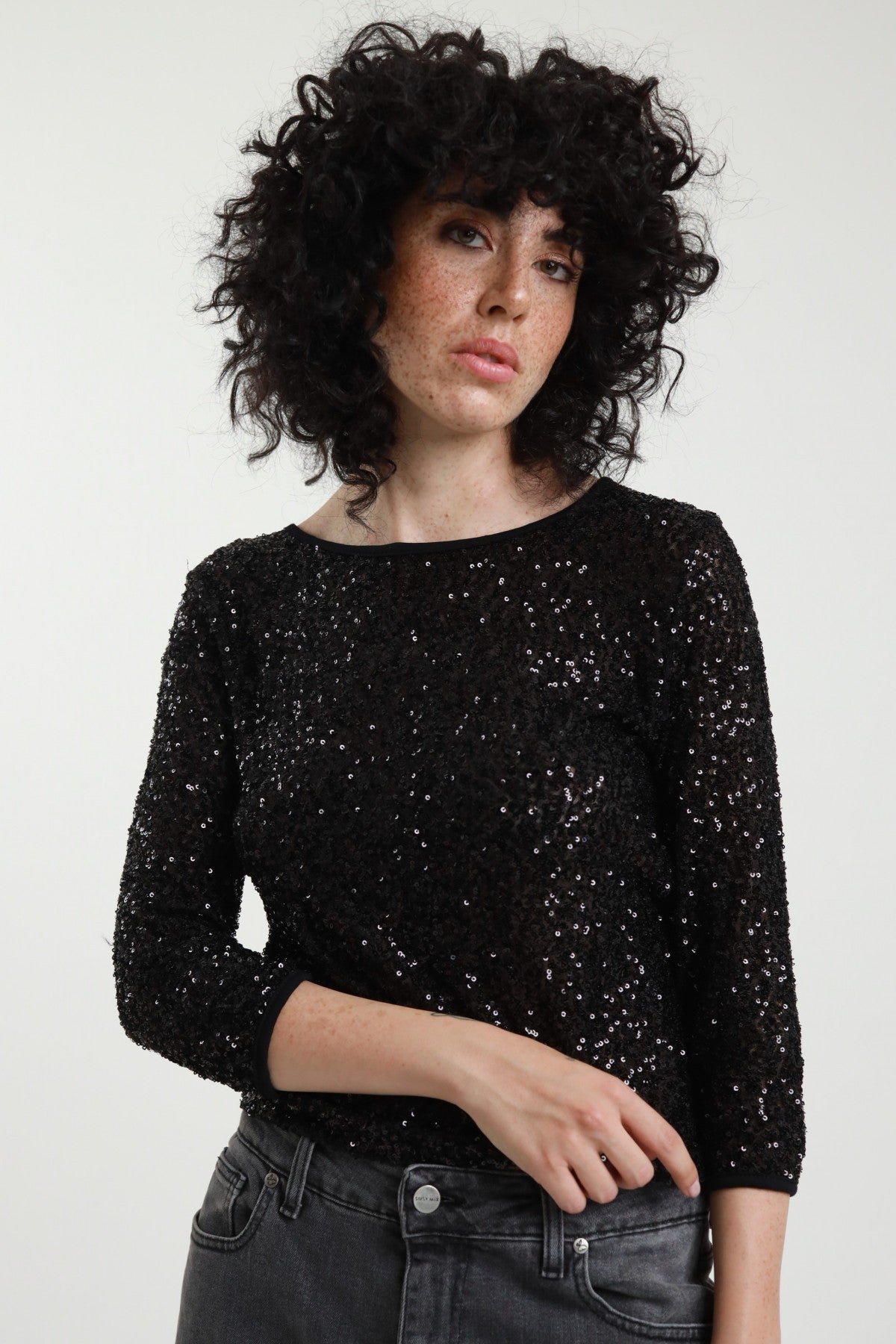 SUSY MIX - Maglia in paillettes