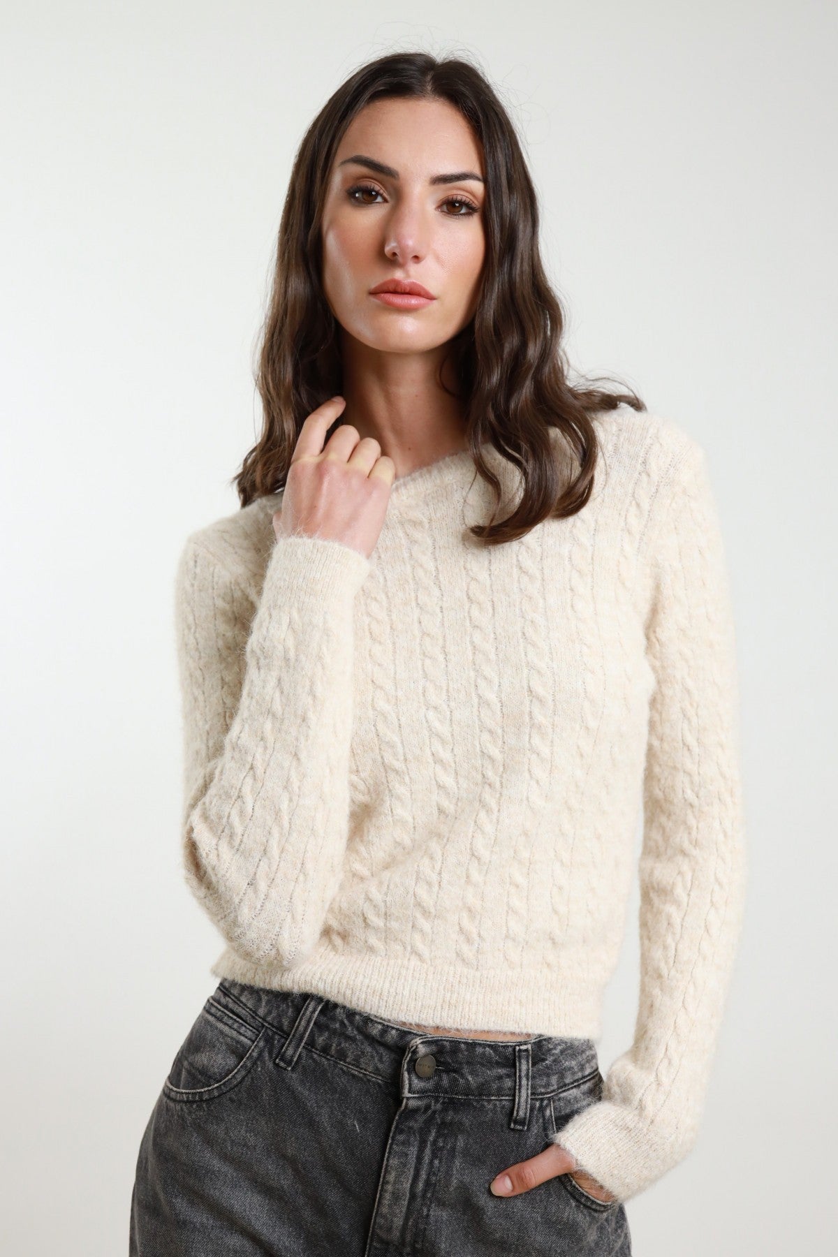 SUSY MIX - Pullover treccia