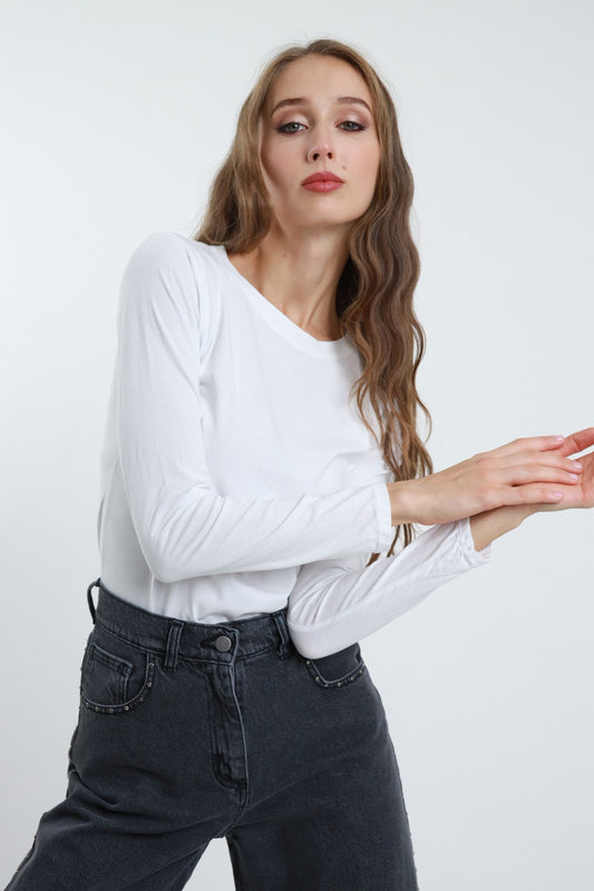 SUSY MIX - T-shirt maniche lunghe girocollo