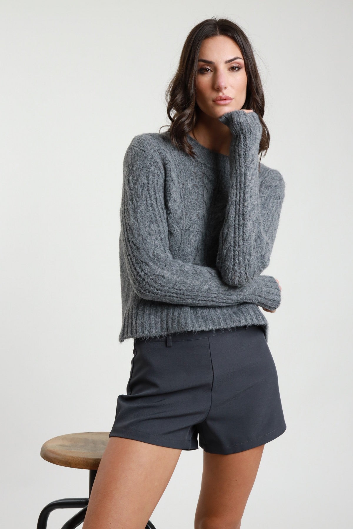 SUSY MIX - Maglia con trecce