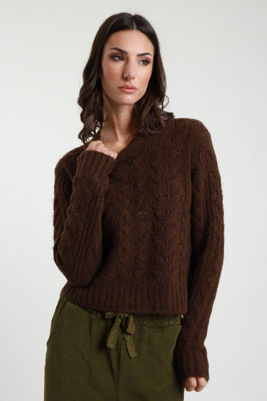 SUSY MIX - Maglia con trecce