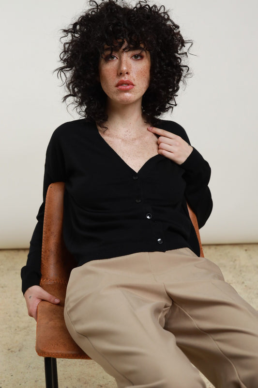 SUSY MIX - Cardigan rasato