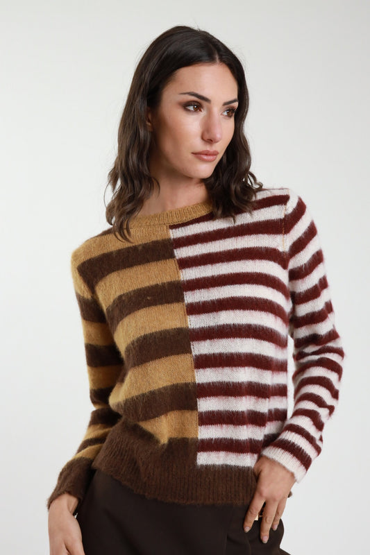 SUSY MIX - Pullover doppia riga