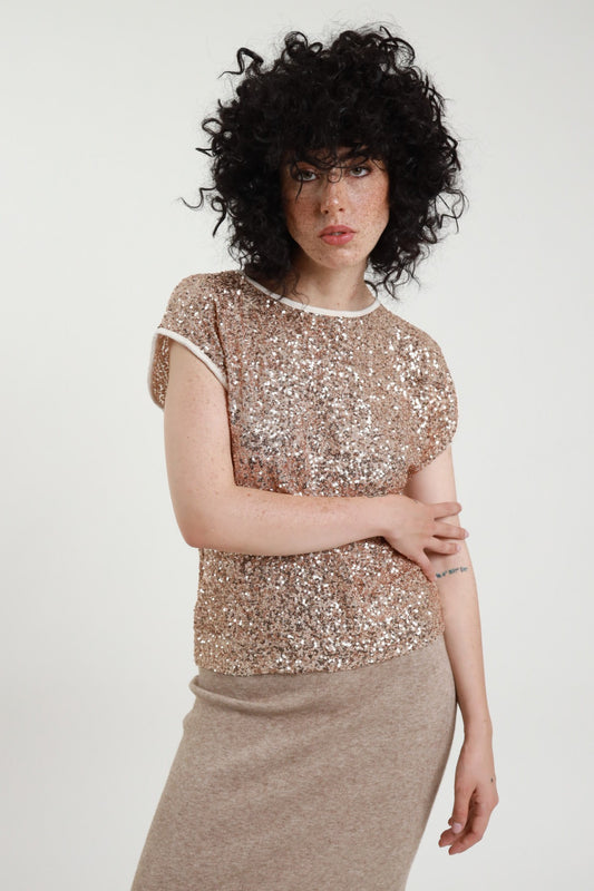SUSY MIX - Maglia in paillettes
