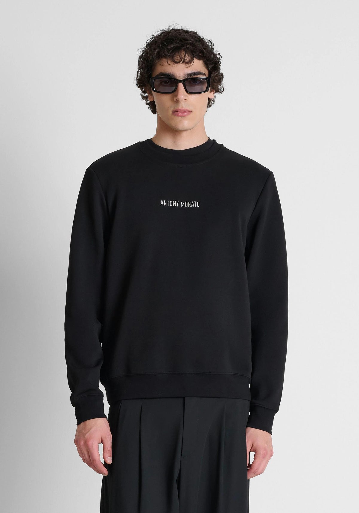 ANTONY MORATO - Felpa regular fit in interlock di cotone con logo