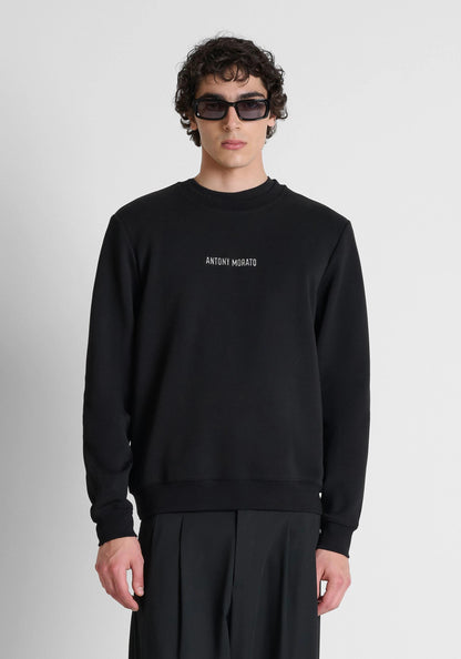 ANTONY MORATO - Felpa regular fit in interlock di cotone con logo